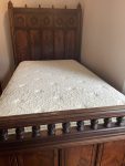 3/4 bed, 44 x 74 mattress, 3 4 bed, 3/4 mattress, antique bed mattress, antique bed, antique box springs, custom box spring, custom mattress